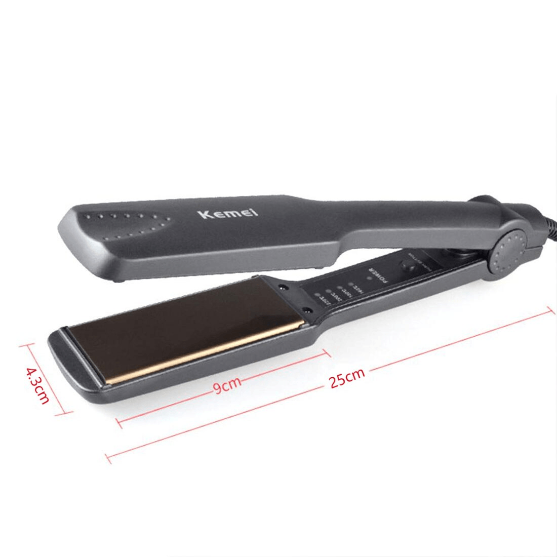 Professional Hair Straightener km329 Straightner with Temperature Control up to 220 C