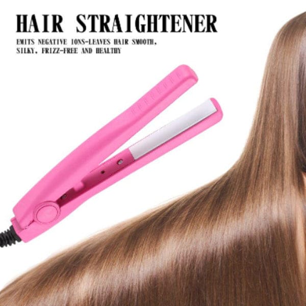 Mini Hair Straightener, Travel Size Portable Mini Hair Flat Iron, Straightener - beautysweetie