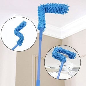 MICROFIBER FLEXIBLE FAN & CEILING DUSTER FOR HOME AND OFFICE