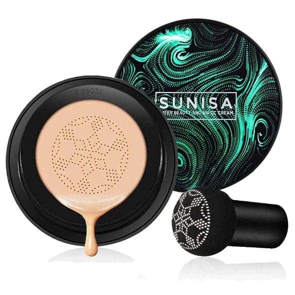 Sunisa Foundation Base Waterproof Mushroom Head Air Cushion Bb Cream Nude Liquid Foundations Cc Cream - beautysweetie